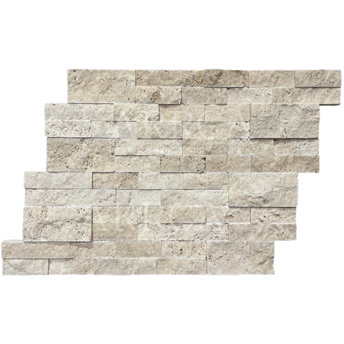 ROYAL Beige nuancé, Parement en Travertin