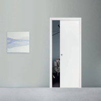ACCESS Latte, Porte intérieur coulissante, à gallandage