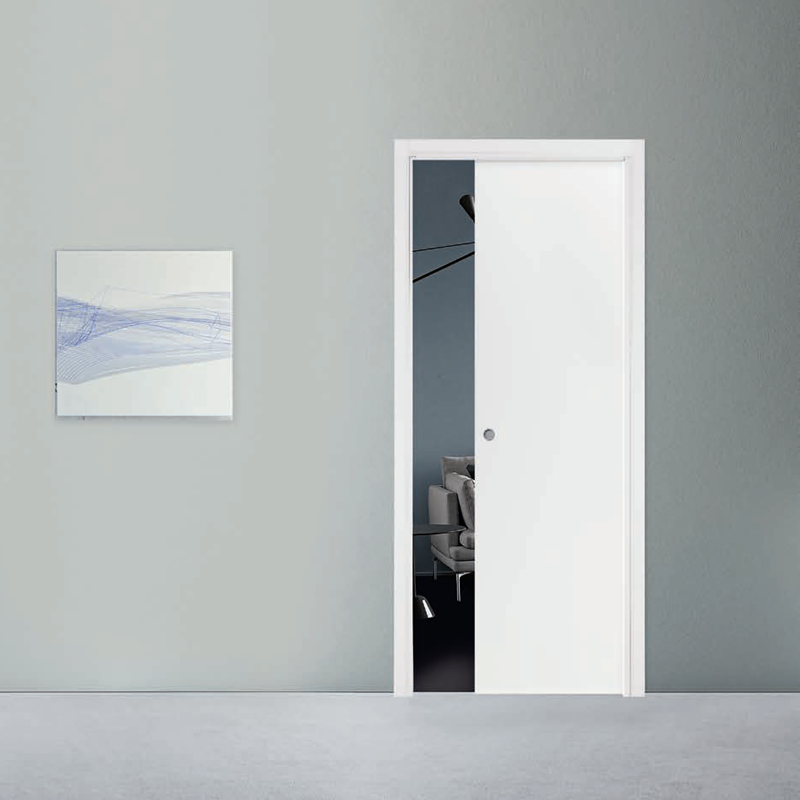 ACCESS Latte, Porte intérieur coulissante, à gallandage