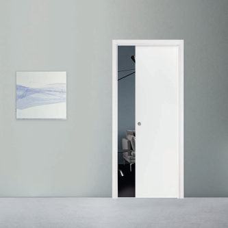 ACCESS Latte, Porte intérieur coulissante, à gallandage