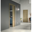 EQUILIBRE Chêne, Porte intérieur coulissante, à gallandage