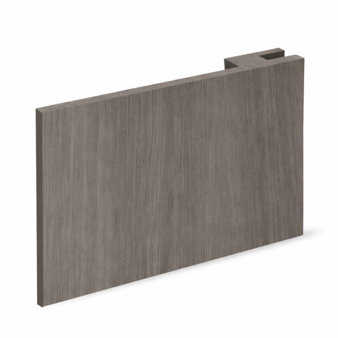 KIT Enlargisseur Gris foncé de cloison pour porte intérieur