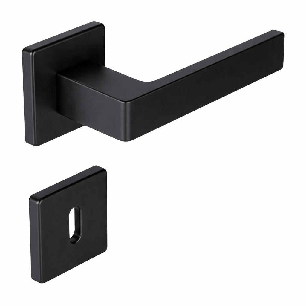 SHELEBY Noir mat, Poignée porte intérieure