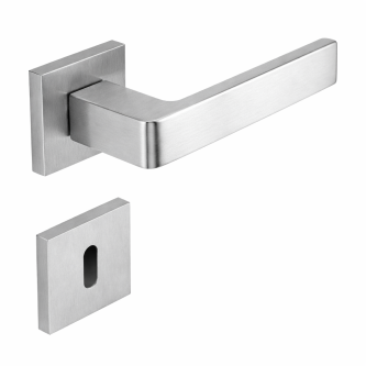 SHELEBY Chromé satiné, Poignée porte intérieure