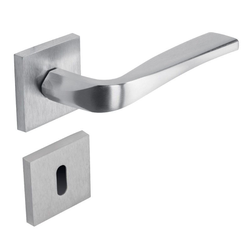 SERY Chromé satiné, Poignée porte intérieure