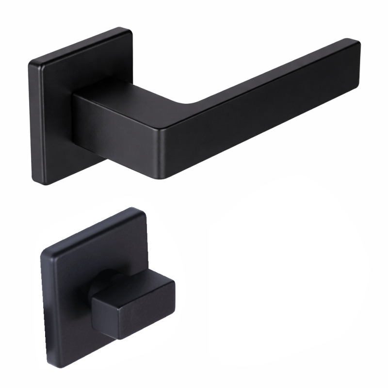 SHELEBY Noir mat, Poignée porte intérieure