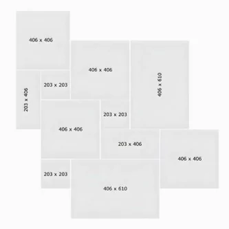 ANTIC Beige nuancé, Carrelage Travertin Opus, épaisseur 1.2 cm