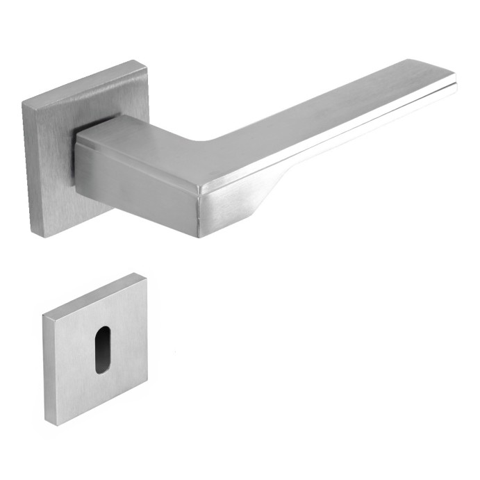 TIFFANIS Chromé satiné, Poignée porte intérieure