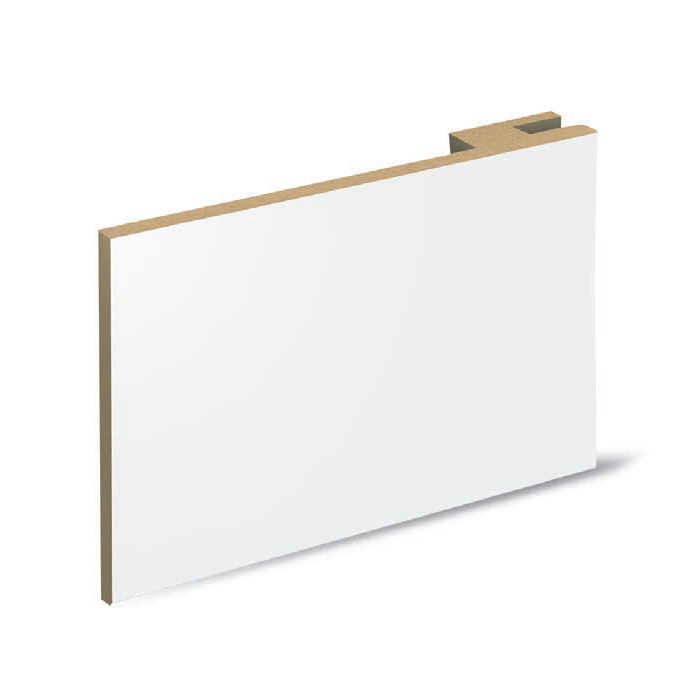 KIT Elargisseur Blanc lisse de cloison pour porte intérieur