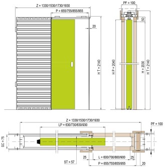 Caisson Galandage pré-monté