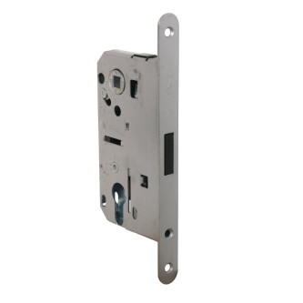 Serrure magnétique, Chromé satiné à clé