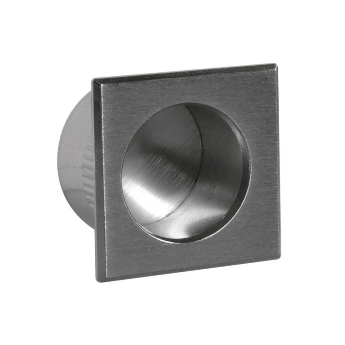 COQUILLE Chromé satiné, Poignée porte coulissante