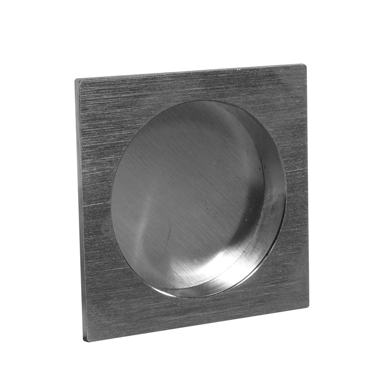 COQUILLE Chromé satiné, Poignée porte coulissante