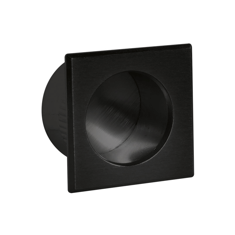 COQUILLE Noir mat, Poignée porte coulissante