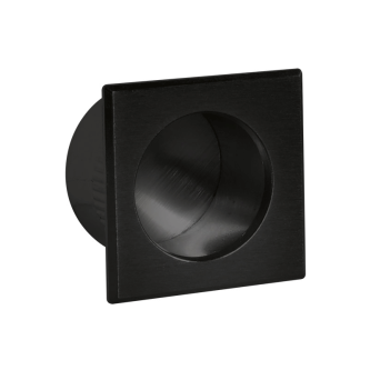 COQUILLE Noir mat, Poignée porte coulissante