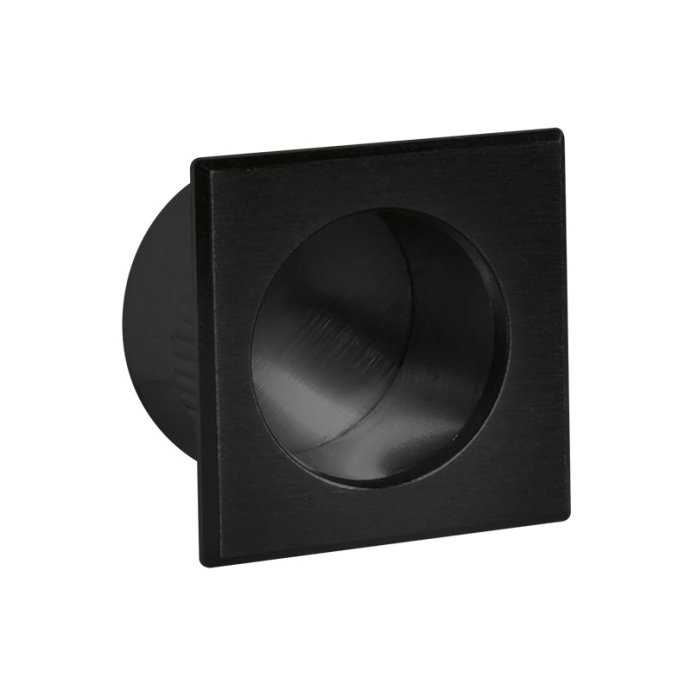 COQUILLE Noir mat, Poignée porte coulissante