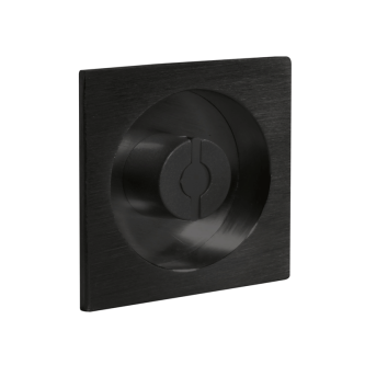 COQUILLE Noir mat, Poignée porte coulissante