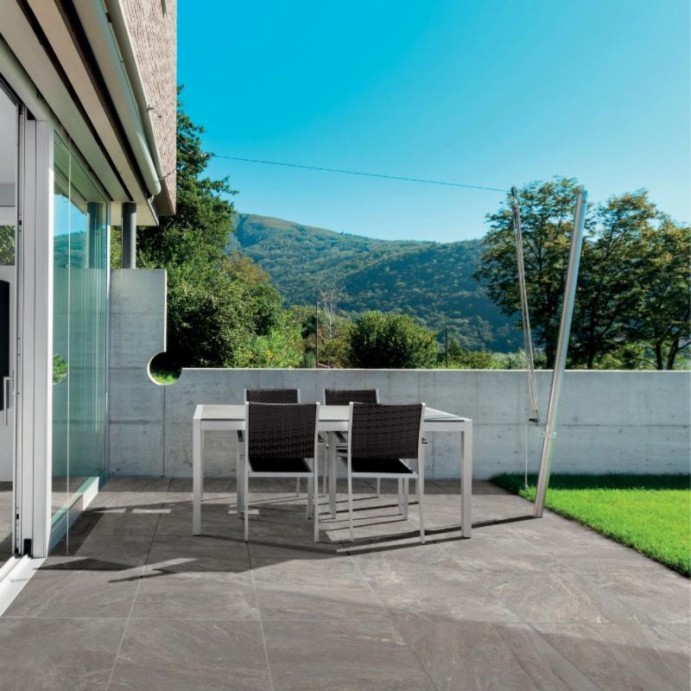 DALLE ASPEN Fumé, Carrelage extérieur 2 cm