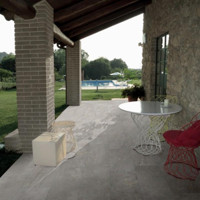 DALLE ASPEN Grigio, Carrelage extérieur 2 cm