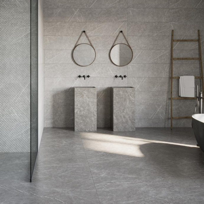 ARAN Dark Grey, Carrelage mural