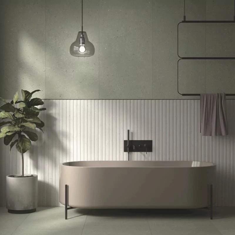 GEOLOGY Rigat One Argilla, Carrelage mural