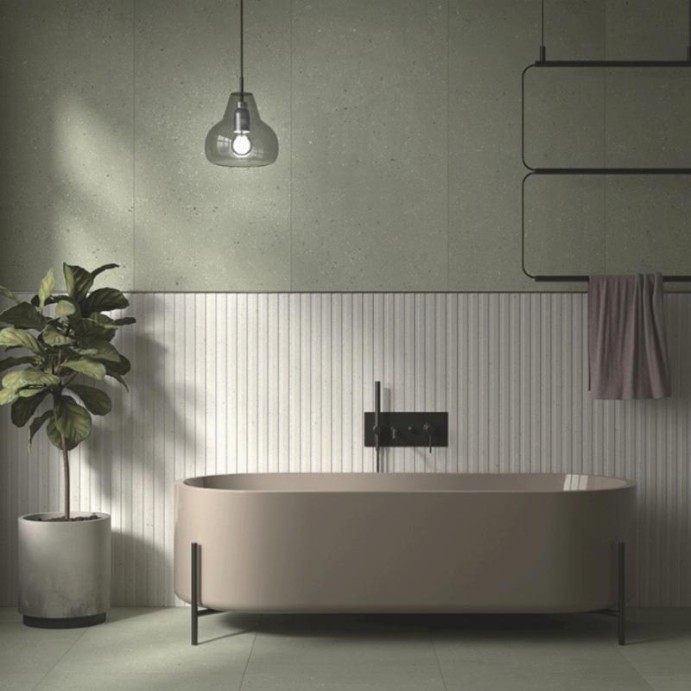 GEOLOGY Rigat One Argilla, Carrelage mural