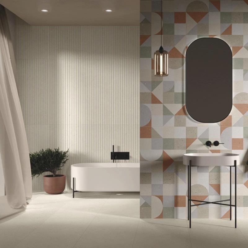 GEOLOGY Rigat One Sabbia, Carrelage mural