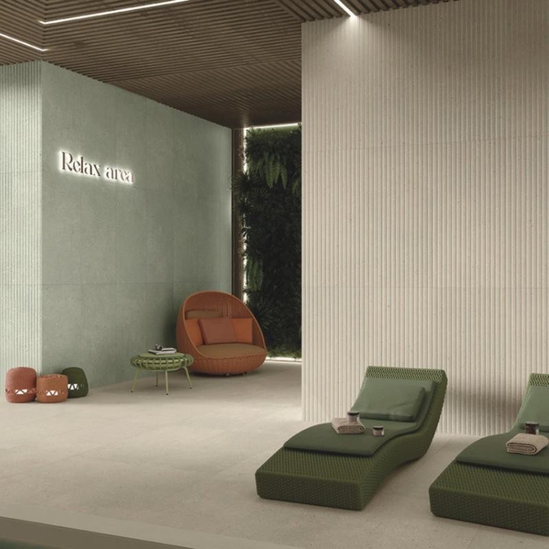 GEOLOGY Rigat One Ghiaia, Carrelage mural