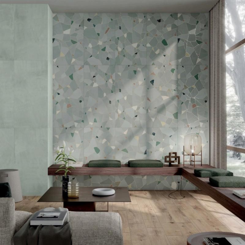 KINTSUGI, Carrelage intérieur