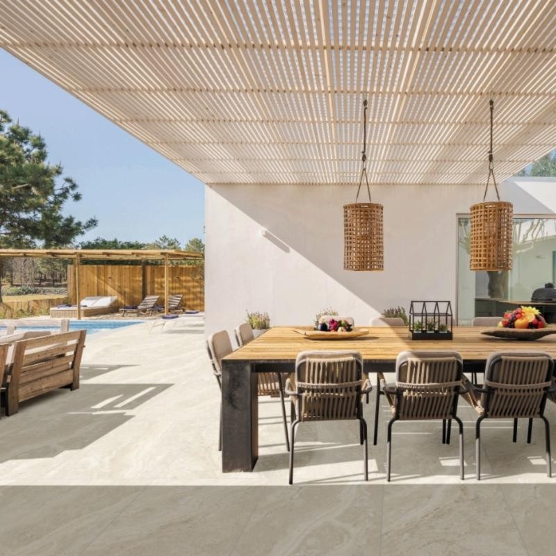 DALLE TRAVERTINO Rustic Natural, Carrelage extérieur 2 cm