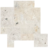 ANTIC Beige nuancé, Carrelage Travertin Opus, épaisseur 1.2 cm