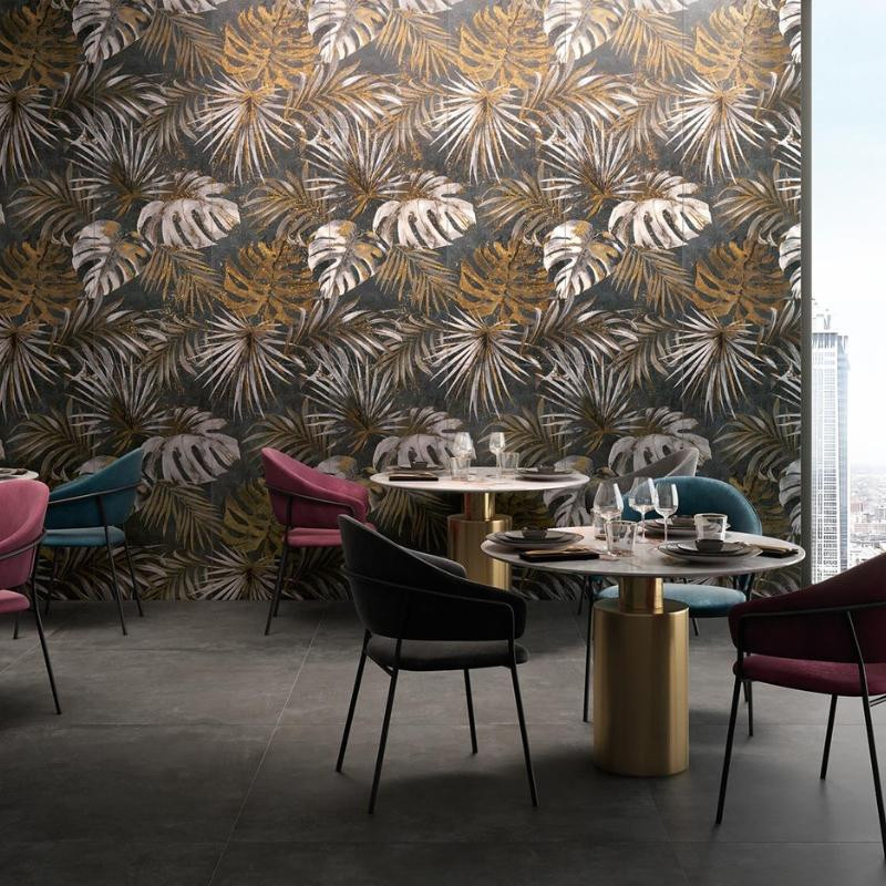 DECO ART Golden Leaves, Carrelage mural