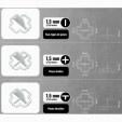 PAVILIFT, Croisillon récupérable 1,5 mm / Barre