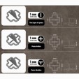 PAVILIFT, Croisillon récupérable 1 mm / Té