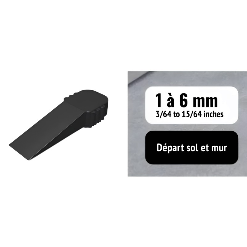 PAVILIFT, Cale d'ajustement biseautée 1 à 6 mm