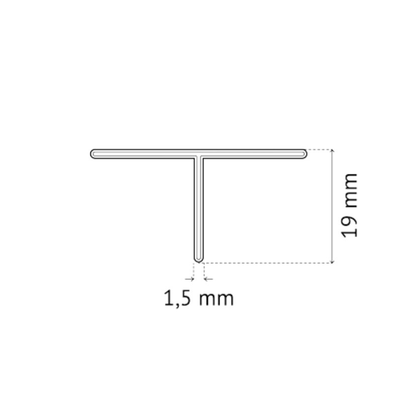 PAVILIFT, Croisillon de carreleur 1,5 mm / Té