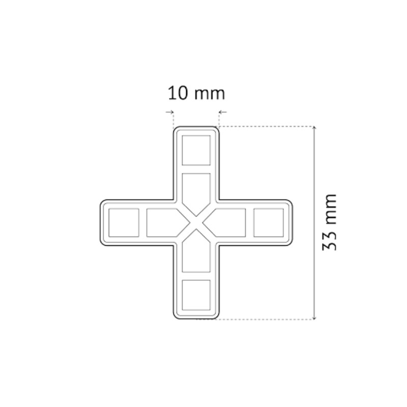 PAVILIFT, Croisillon de carreleur 10 mm / Croix
