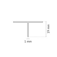 PAVILIFT, Croisillon de carreleur 1 mm / Té