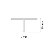 PAVILIFT, Croisillon de carreleur 2 mm / Té
