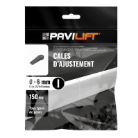 PAVILIFT, Cale d'ajustement biseautée 1 à 6 mm