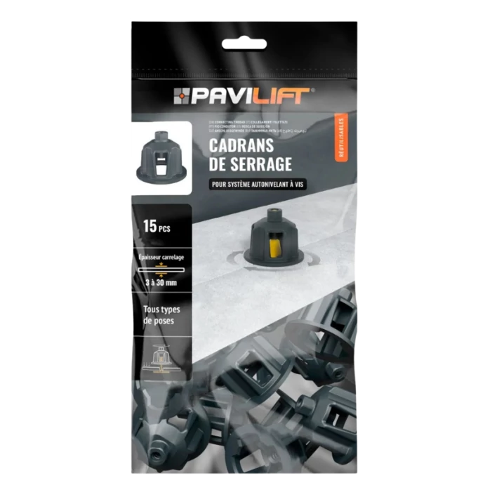 PAVILIFT, Cadran de serrage pour croisillon autonivelant