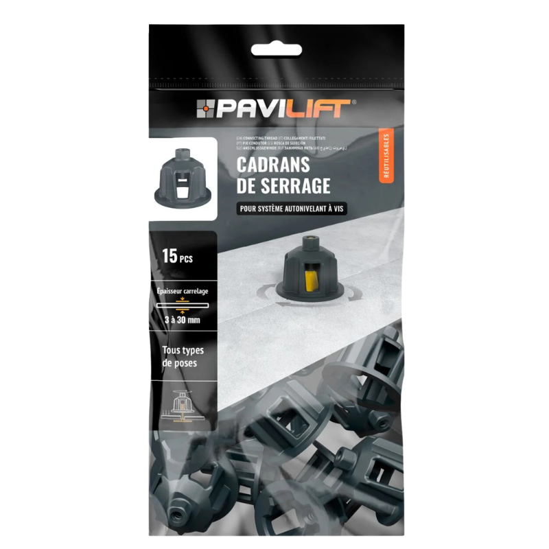 PAVILIFT, Cadran de serrage pour croisillon autonivelant