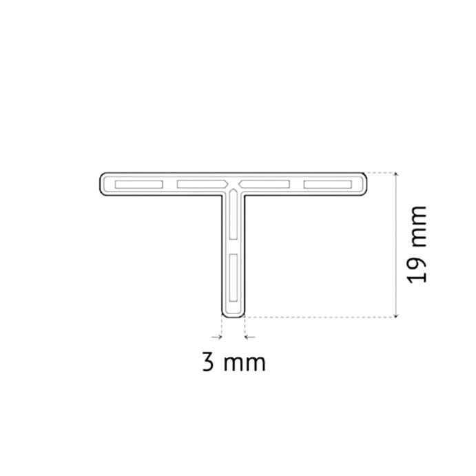PAVILIFT, Croisillon de carreleur 3 mm / Té