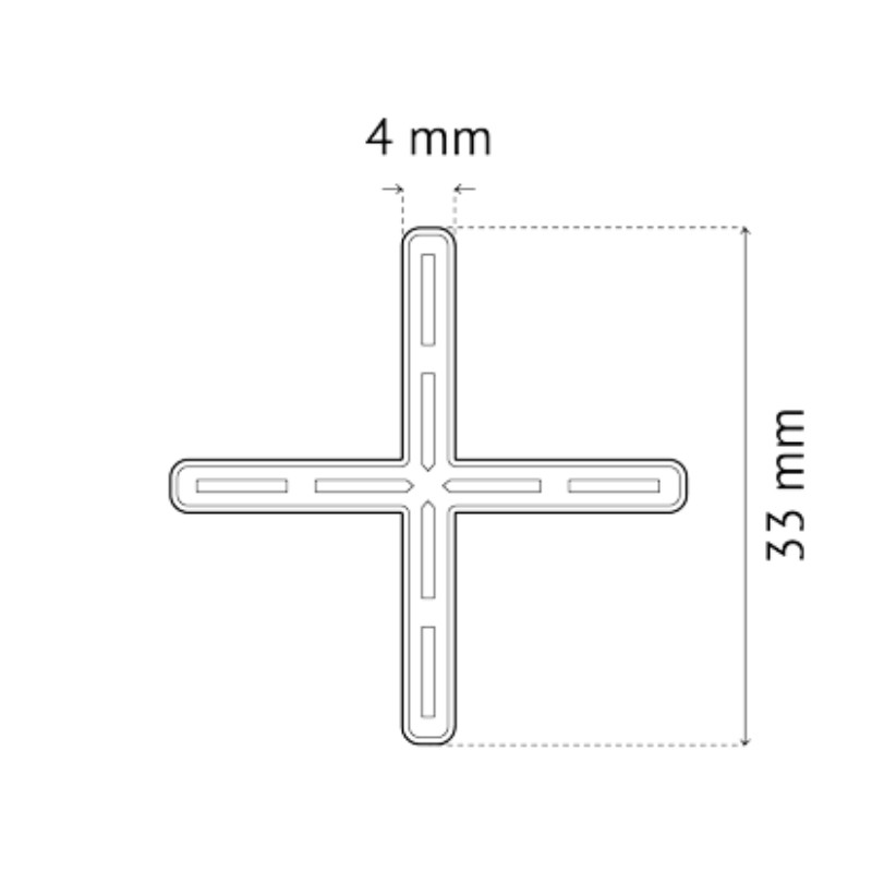 PAVILIFT, Croisillon de carreleur 4 mm / Croix