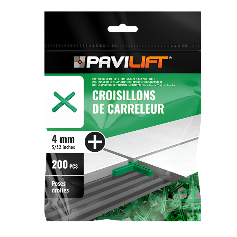 PAVILIFT, Croisillon de carreleur 4 mm / Croix