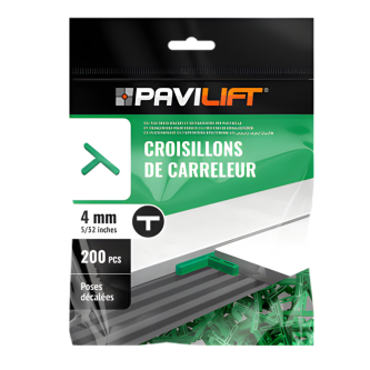PAVILIFT, Croisillon de carreleur 4 mm / Té