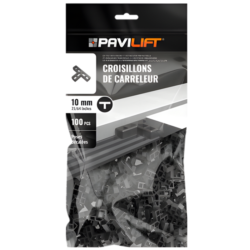 PAVILIFT, Croisillon de carreleur 10 mm / Té