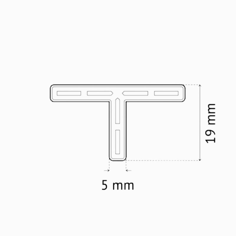 PAVILIFT, Croisillon de carreleur 5 mm / Té