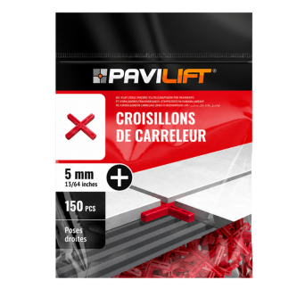 PAVILIFT, Croisillon de carreleur 5 mm / Croix