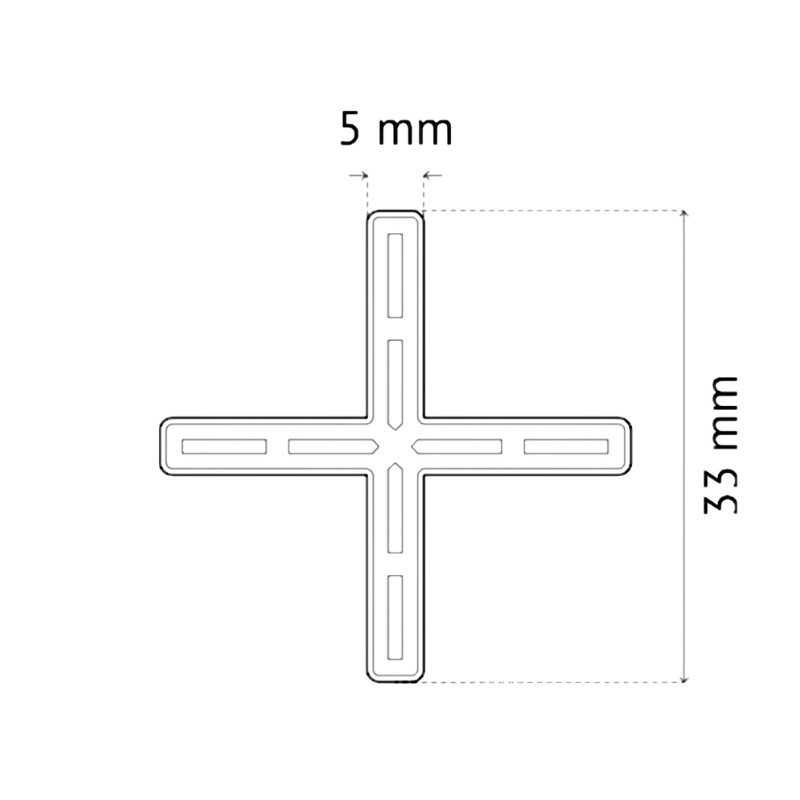 PAVILIFT, Croisillon de carreleur 5 mm / Croix